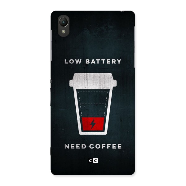 Coffee Need Back Case for Xperia Z2