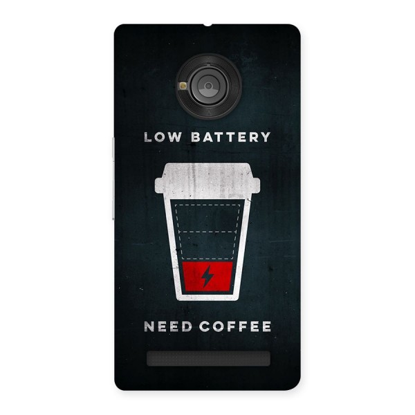 Coffee Need Back Case for Yuphoria