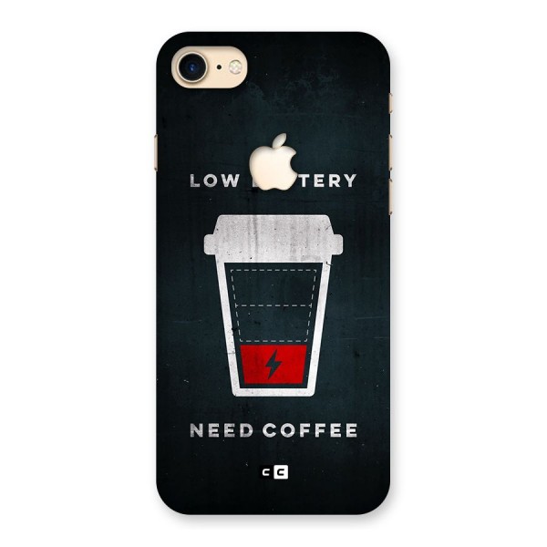 Coffee Need Back Case for iPhone 7 Apple Cut