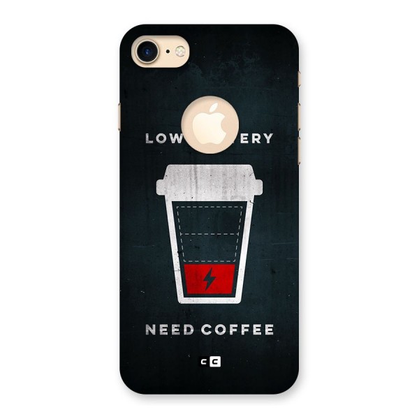 Coffee Need Back Case for iPhone 8 Logo Cut