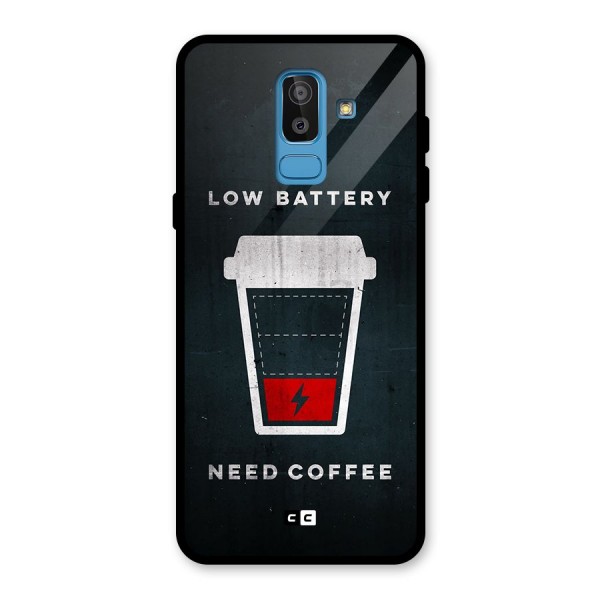 Coffee Need Glass Back Case for Galaxy J8