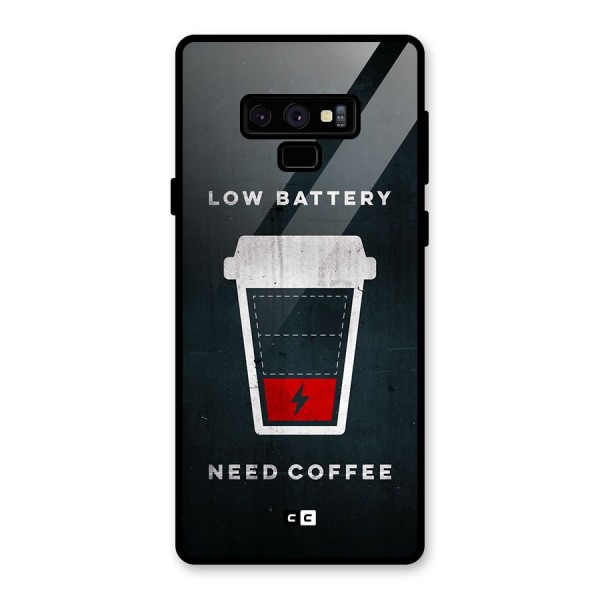 Coffee Need Glass Back Case for Galaxy Note 9