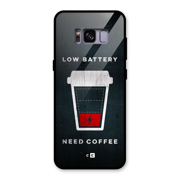 Coffee Need Glass Back Case for Galaxy S8