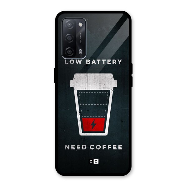 Coffee Need Glass Back Case for Oppo A53s 5G