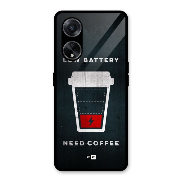 Coffee Need Glass Back Case for Oppo F23