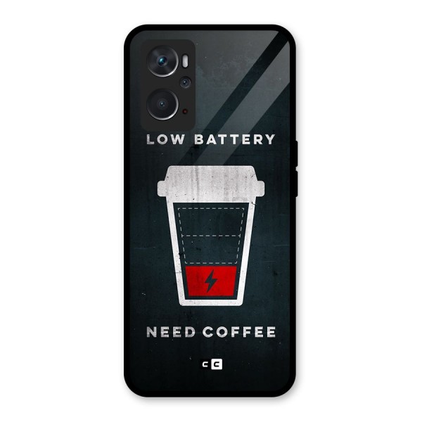 Coffee Need Glass Back Case for Oppo K10 4G