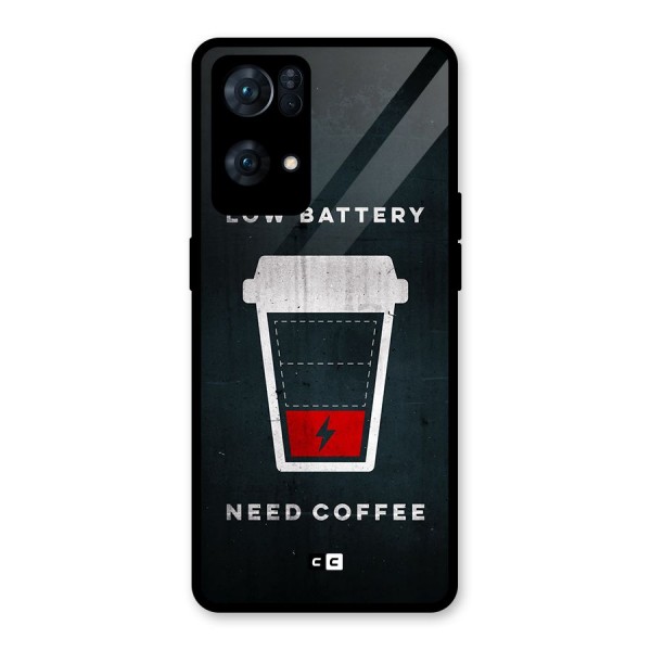 Coffee Need Glass Back Case for Oppo Reno7 Pro 5G