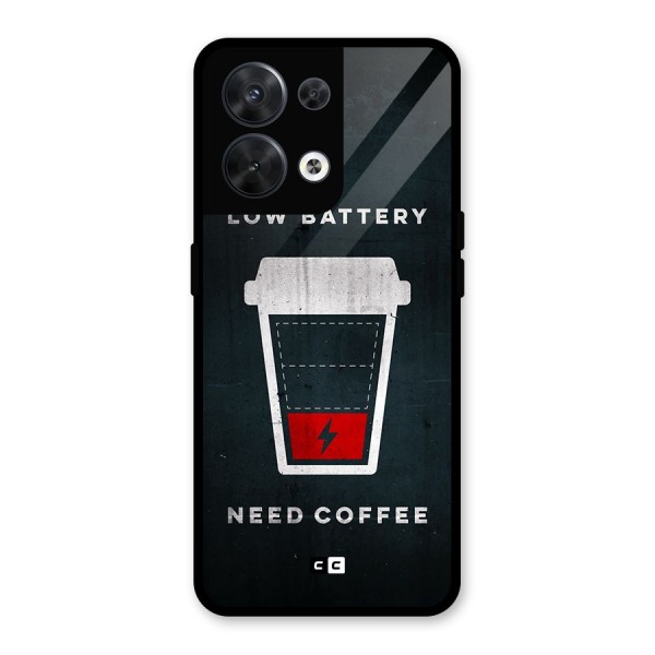 Coffee Need Glass Back Case for Oppo Reno8 5G