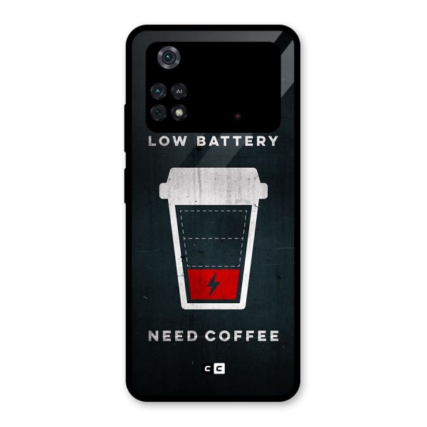 Coffee Need Glass Back Case for Poco M4 Pro 4G