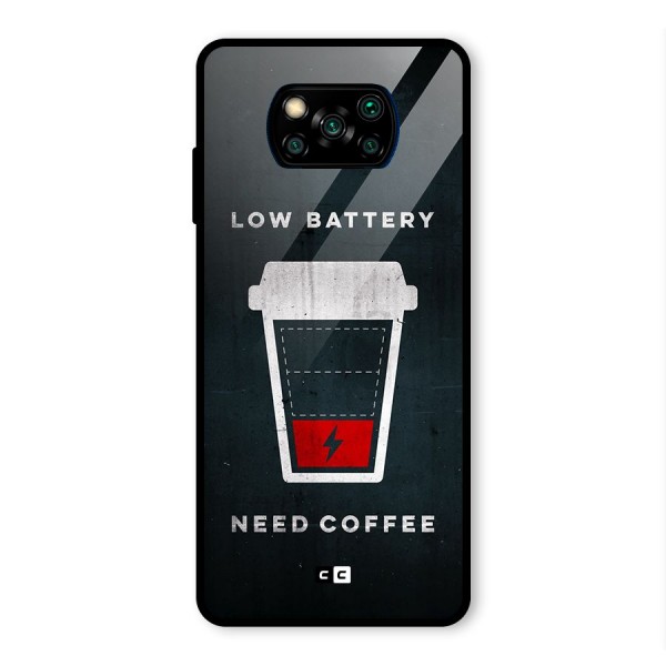 Coffee Need Glass Back Case for Poco X3 Pro