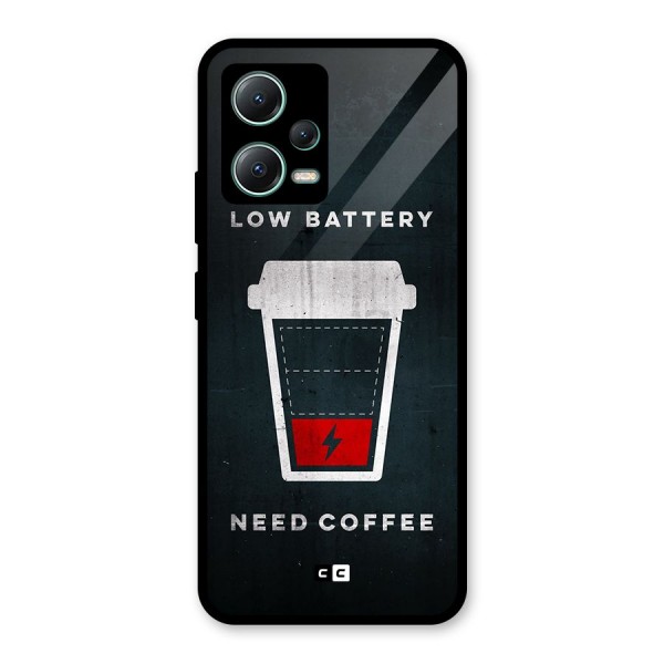 Coffee Need Glass Back Case for Poco X5