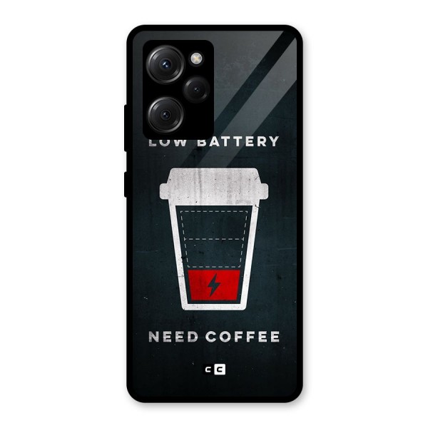 Coffee Need Glass Back Case for Poco X5 Pro