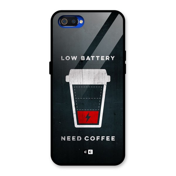 Coffee Need Glass Back Case for Realme C2