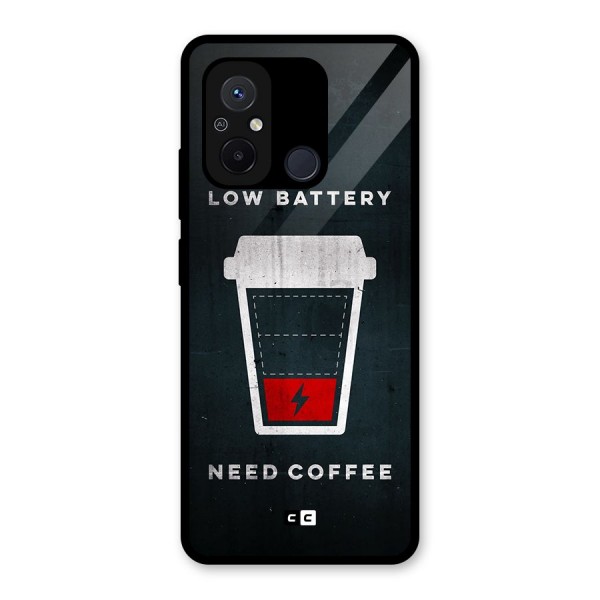 Coffee Need Glass Back Case for Redmi 12C