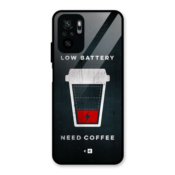 Coffee Need Glass Back Case for Redmi Note 10