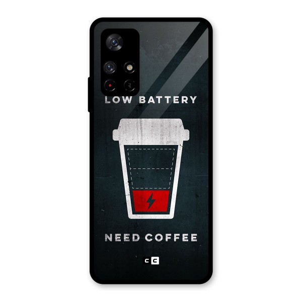 Coffee Need Glass Back Case for Redmi Note 11T 5G