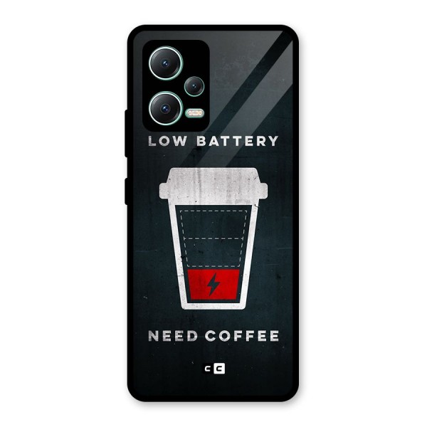 Coffee Need Glass Back Case for Redmi Note 12 5G