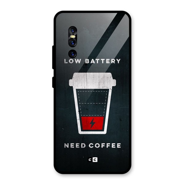 Coffee Need Glass Back Case for Vivo V15 Pro