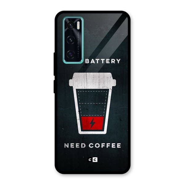 Coffee Need Glass Back Case for Vivo V20 SE