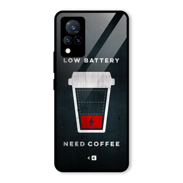 Coffee Need Glass Back Case for Vivo V21 5G