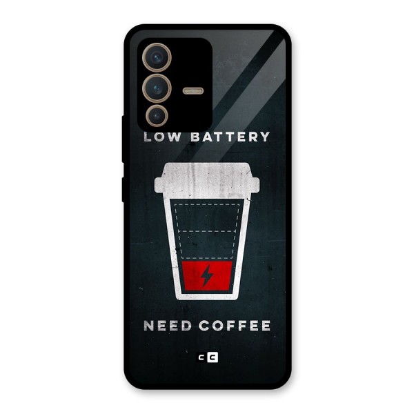 Coffee Need Glass Back Case for Vivo V23 5G