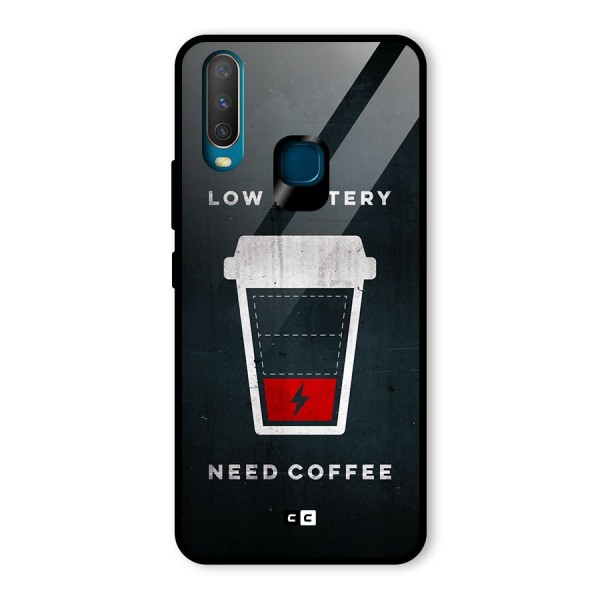 Coffee Need Glass Back Case for Vivo Y12