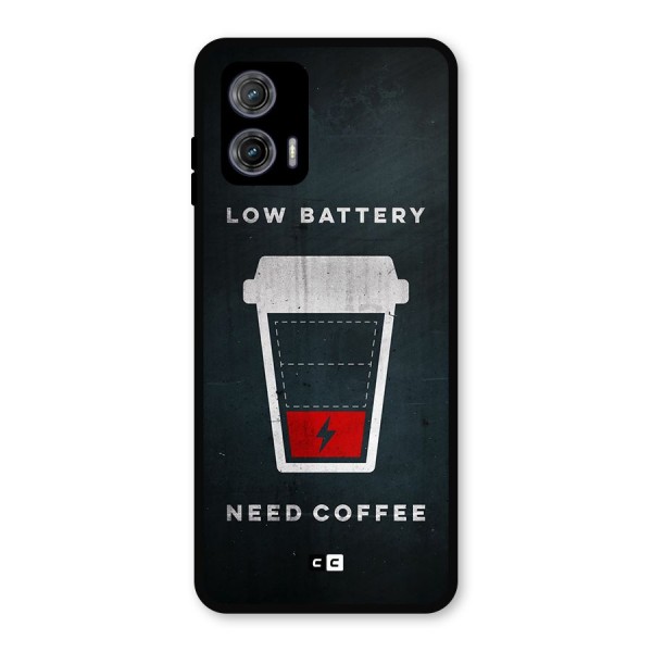 Coffee Need Metal Back Case for Moto G73