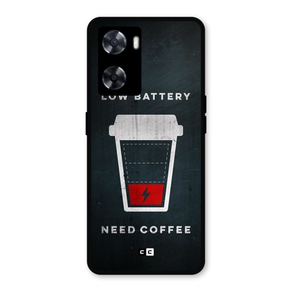 Coffee Need Metal Back Case for Oppo A77