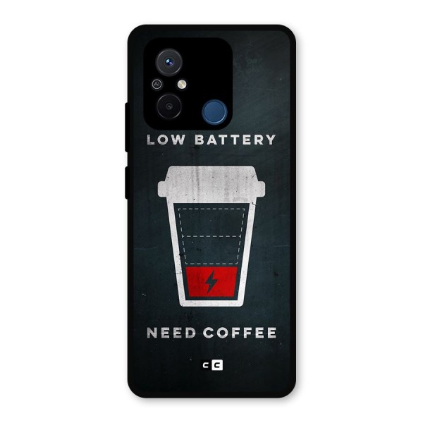 Coffee Need Metal Back Case for Poco C55