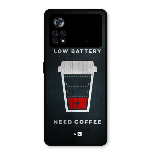 Coffee Need Metal Back Case for Poco X4 Pro 5G