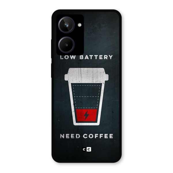 Coffee Need Metal Back Case for Realme 10