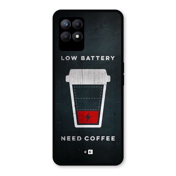 Coffee Need Metal Back Case for Realme 8i