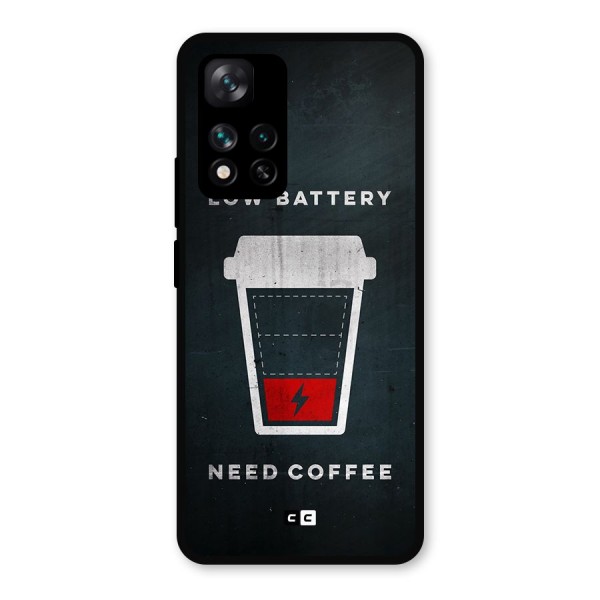 Coffee Need Metal Back Case for Xiaomi 11i Hypercharge 5G