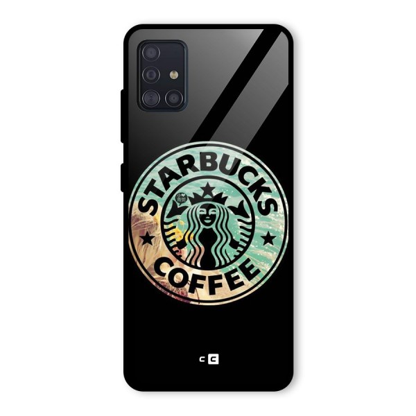 Coffee StarBucks Glass Back Case for Galaxy A51