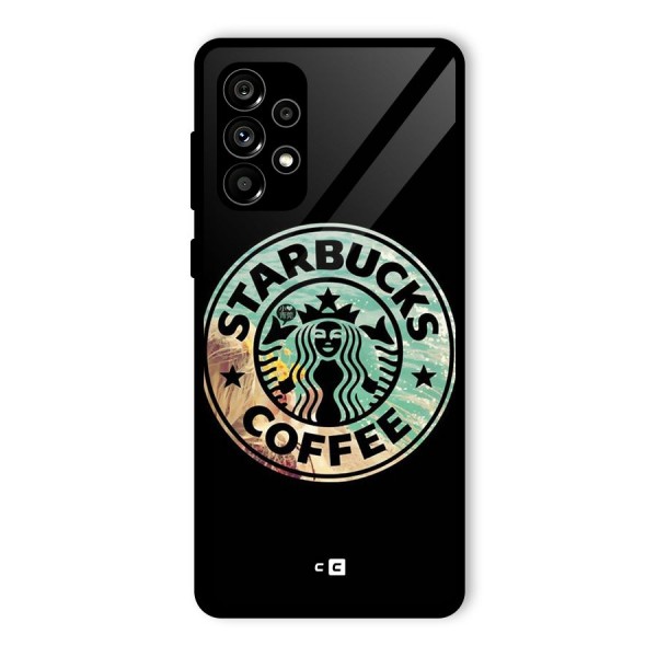 Coffee StarBucks Glass Back Case for Galaxy A73 5G