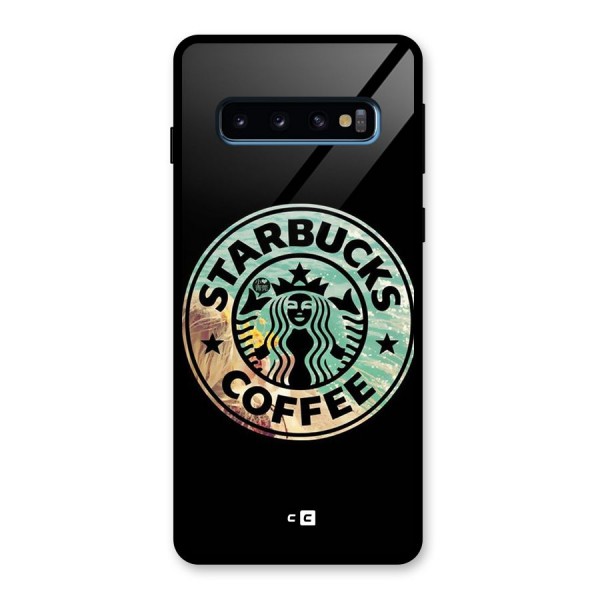 Coffee StarBucks Glass Back Case for Galaxy S10