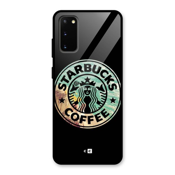 Coffee StarBucks Glass Back Case for Galaxy S20