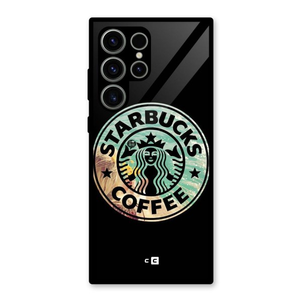 Coffee StarBucks Glass Back Case for Galaxy S23 Ultra