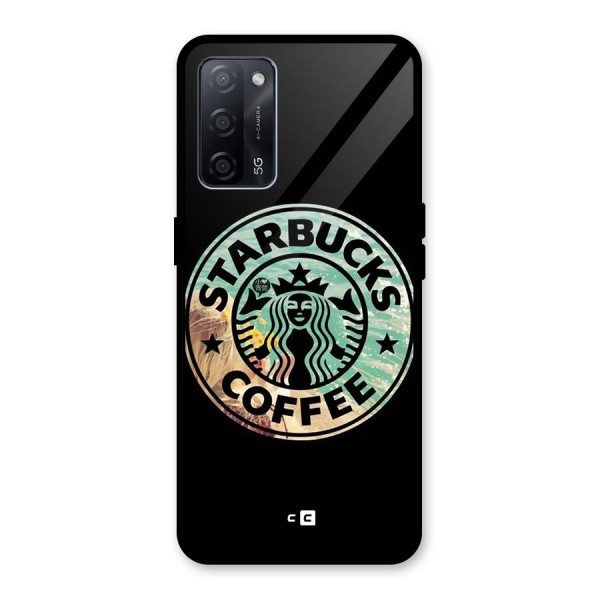 Coffee StarBucks Glass Back Case for Oppo A53s 5G