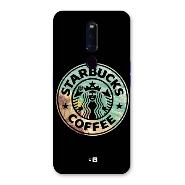 Coffee StarBucks Glass Back Case for Oppo F11 Pro