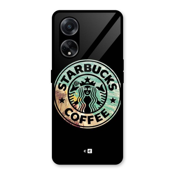 Coffee StarBucks Glass Back Case for Oppo F23