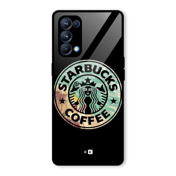 Coffee StarBucks Glass Back Case for Oppo Reno5 Pro 5G