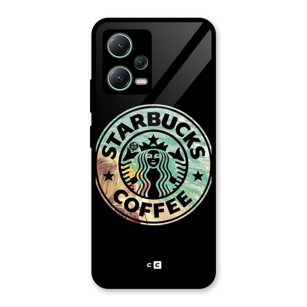 Coffee StarBucks Glass Back Case for Poco X5