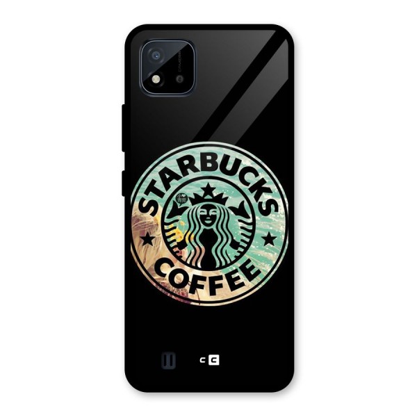 Coffee StarBucks Glass Back Case for Realme C11 2021