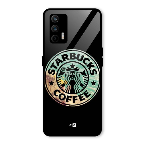 Coffee StarBucks Glass Back Case for Realme X7 Max