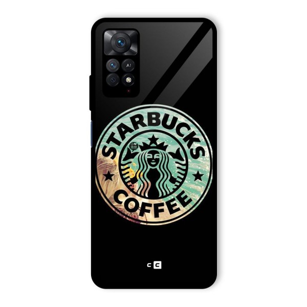 Coffee StarBucks Glass Back Case for Redmi Note 11 Pro