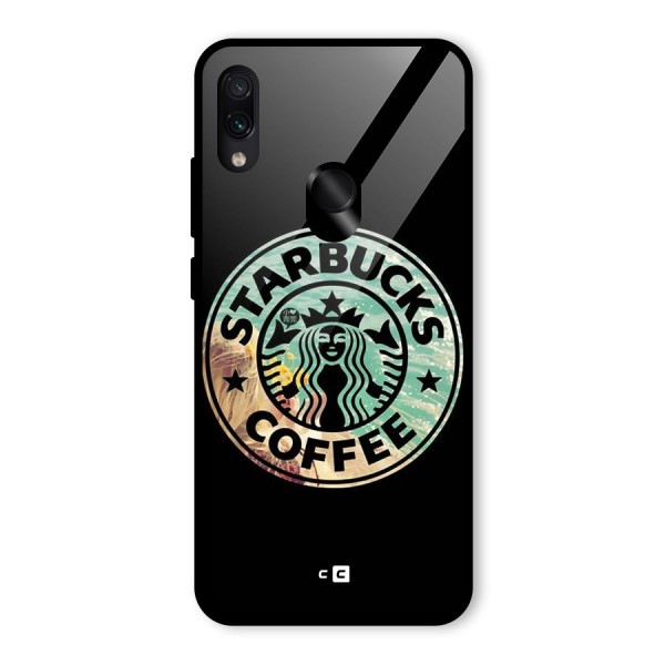 Coffee StarBucks Glass Back Case for Redmi Note 7S