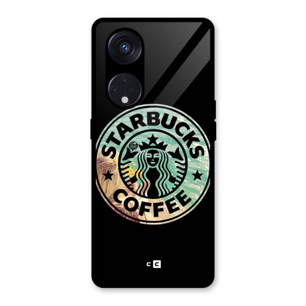 Coffee StarBucks Glass Back Case for Reno8 T 5G