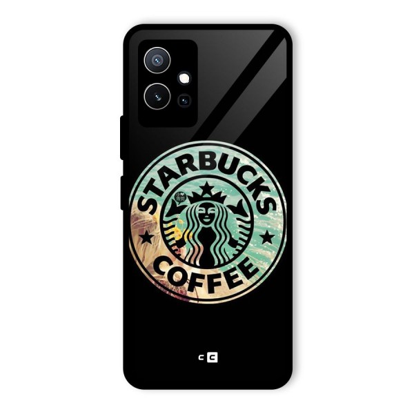 Coffee StarBucks Glass Back Case for Vivo T1 5G