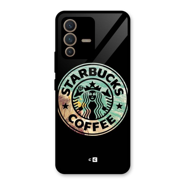 Coffee StarBucks Glass Back Case for Vivo V23 5G